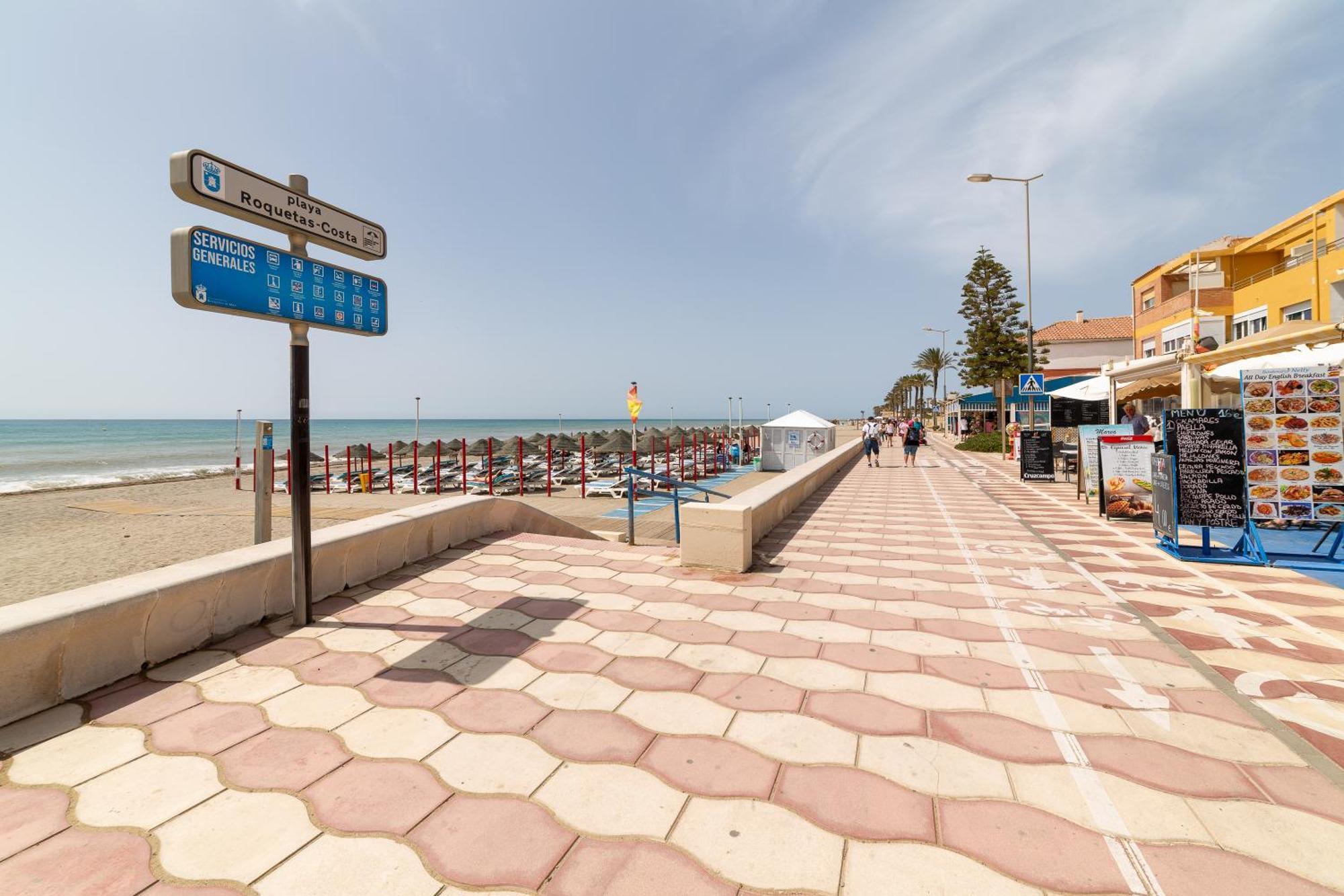 Trendyhomes Gaviotas, Playa A Un Par De Minutos Andando Y Aire Acondicionado Roquetas de Mar Ngoại thất bức ảnh